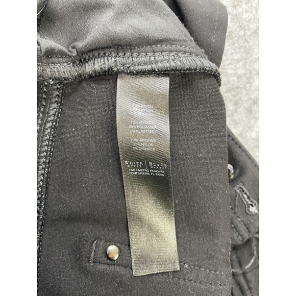 White House Black Market Pants Womens 10R Black Slim Leg Stretch Career Workwear - Picture 10 of 10